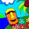 Play free Tropical Island Paradise Coloring game