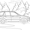 Play free Kid’s coloring: The car on the road game